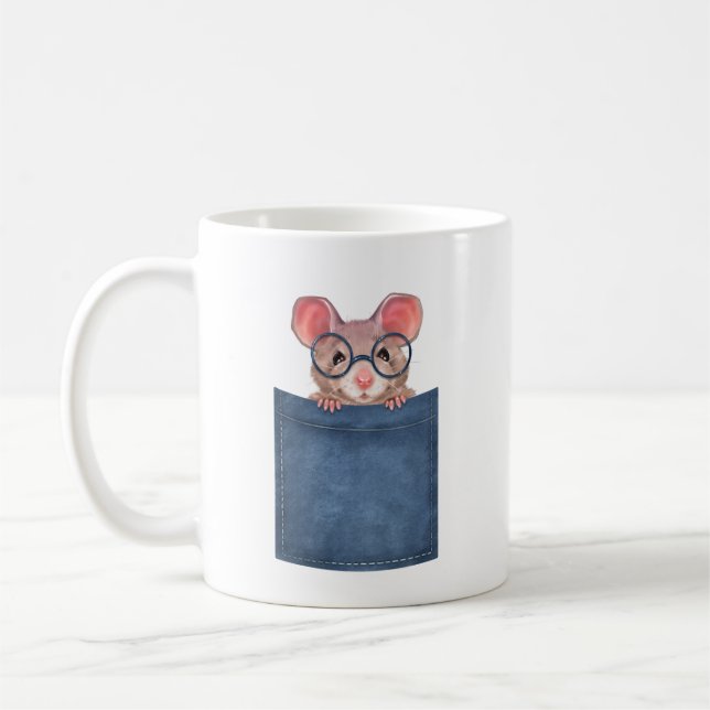 Mus i fickan kaffemugg (Vänster)