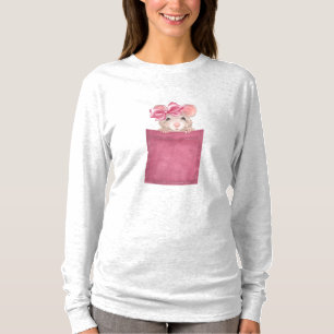 Mus i fickan. Rosa T Shirt