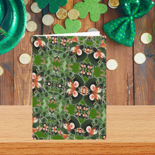 Mus i Klöver Kaleidoscope St. Patrick's Day Kort
