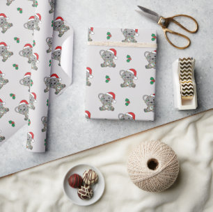 Mus Jul Winter Animals Helgdag Mice Presentpapper