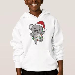 Mus Jul Winter Animals Helgdag Mice T Shirt