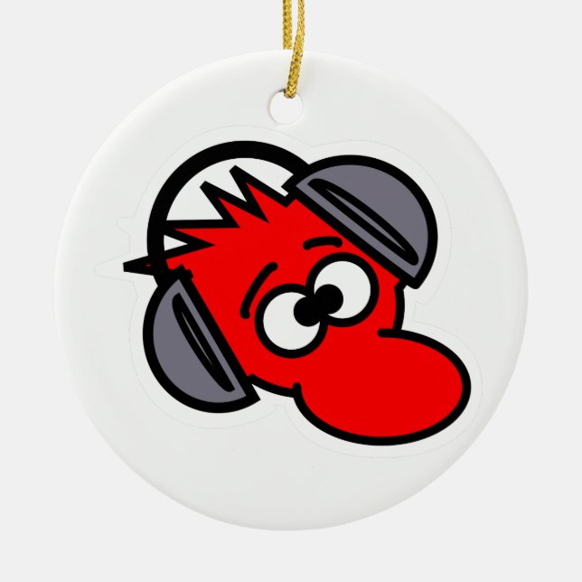 Mus Julgransprydnad Keramik (Framsidan)