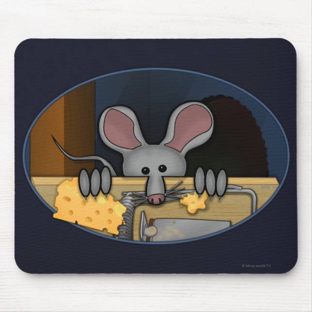 Mus Kilroy Mousepad Musmatta (Framsidan)