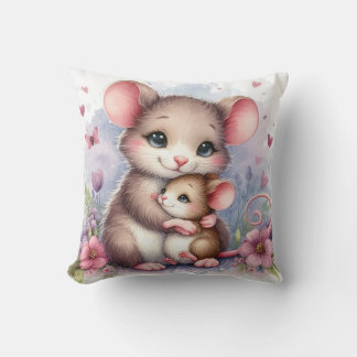 Mus mamma & Baby Kudde