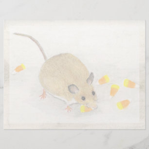 Mus med Candy corn