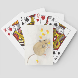 Mus med Candy corn Casinokort