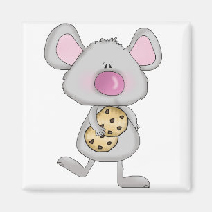 Mus med Cookies Tshirts och presenter Magnet
