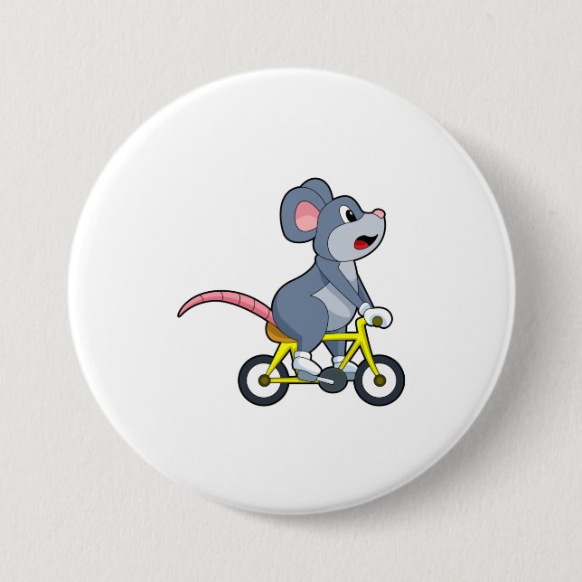 Mus med cykel knapp (Framsida)
