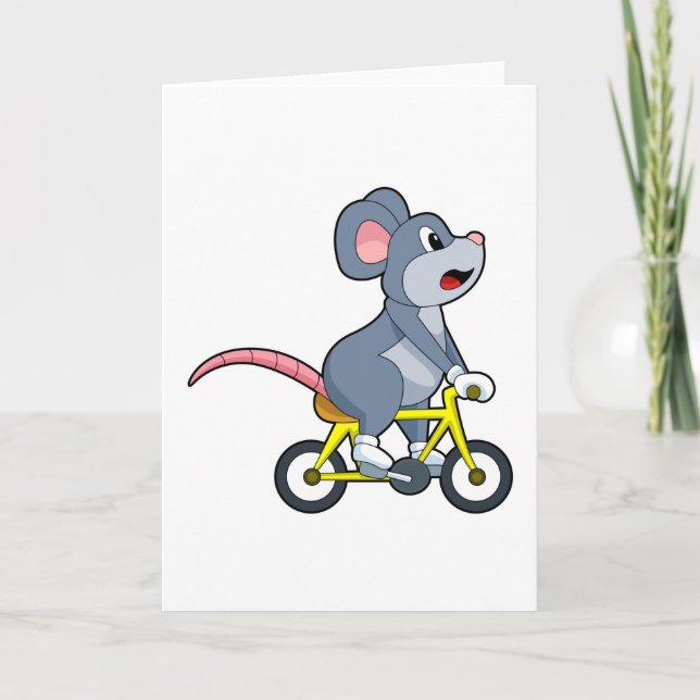 Mus med cykel kort (Framsida)