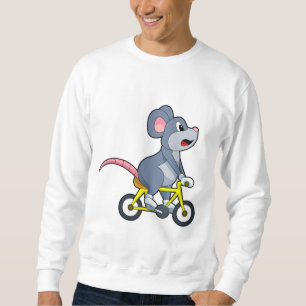 Mus med cykel lång ärmad tröja