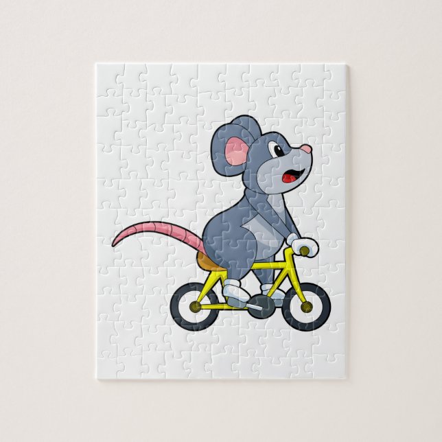 Mus med cykel pussel (Vertikal)