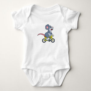 Mus med cykel t shirt