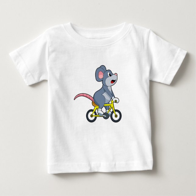 Mus med cykel t shirt (Framsida)