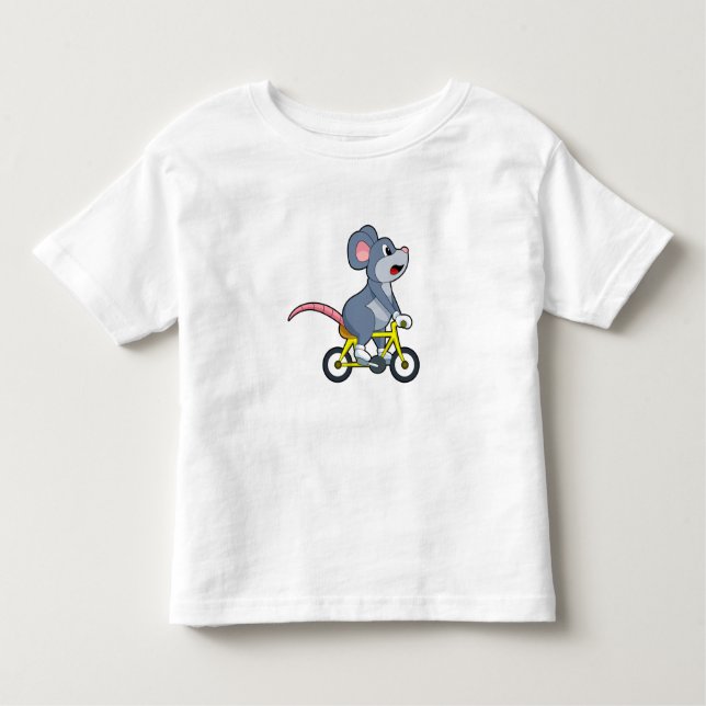 Mus med cykel t shirt (Framsida)