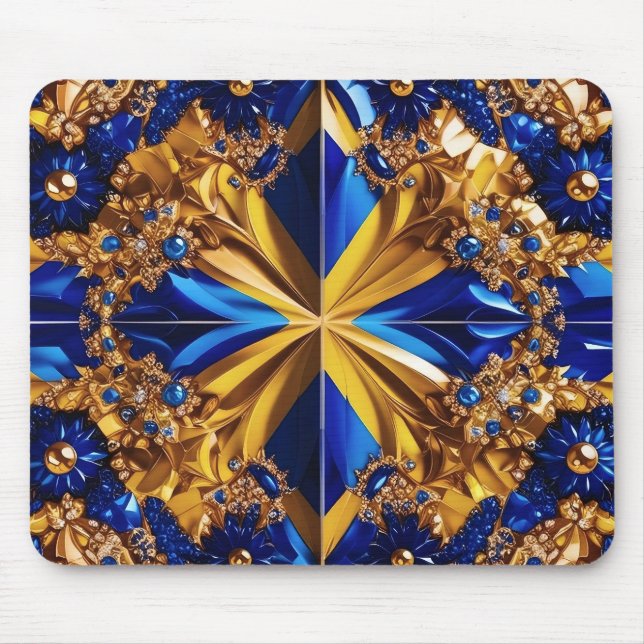 Mus med Sverige Färg Design Musmatta (Framsidan)