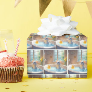 Mus och Anka i bubbelbath Presentpapper