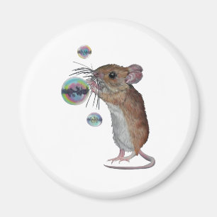 Mus och bubblor, kylmagnet magnet