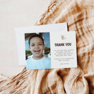 Mus- och kakor födelsedagsfoto tackkort tack kort