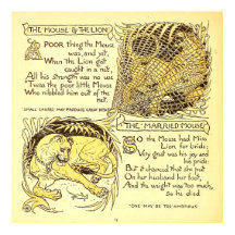 Mus och Lejona Walter Crane