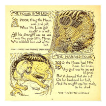 Mus och Lejona Walter Crane