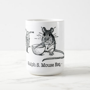 Mus och motorcykel kaffemugg