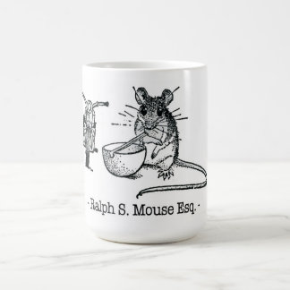 Mus och motorcykel kaffemugg