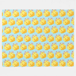 Mus och ost fleecefilt