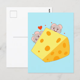 Mus och ost vykort