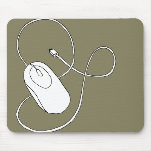 Mus på Mousepad Musmatta