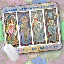 MUS PAD - Alphonse Mucha's Times of the Day