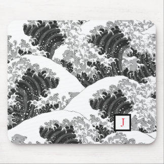 MUS PAD BLACK OCH WHITE WAVE MÖNSTER JAPANESE MUSMATTA