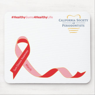 Mus Pad för att öka medvetenheten om tandsjukdomar Musmatta