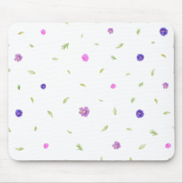 Mus Pad för glatt Rosa-Blommigt - Tänkbar gåva för Musmatta