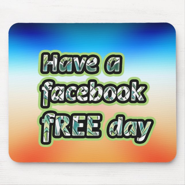 Mus Pad för gratis Facebook-dag Musmatta (Framsidan)