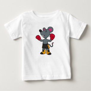 Mus som Boxer med Boxinghandskar T Shirt