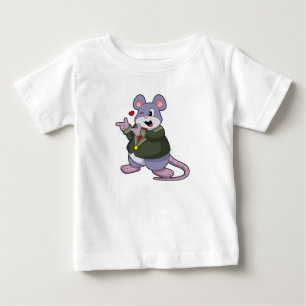 Mus som brudgumme med kostym t shirt