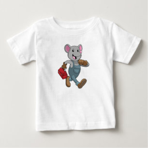 Mus som Handyman med verktygslåda T Shirt