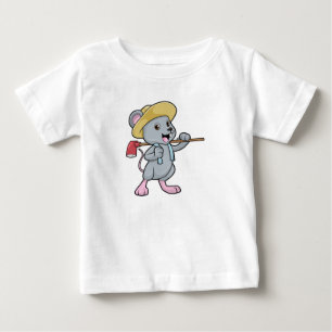 Mus som jordbrukare med Ax & Hat T Shirt