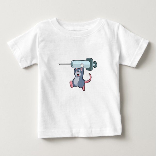 Mus som sjuksköterska med Syringe.PNG T Shirt (Framsida)