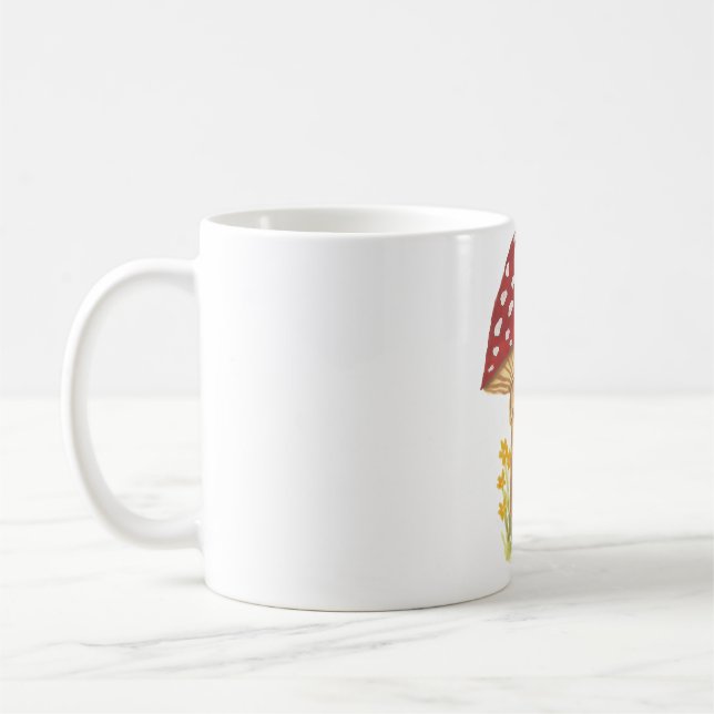 Mus som sover under en svamp kaffemugg (Vänster)