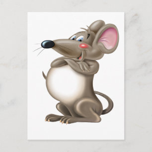 Mus, souris, maus, ratón vykort