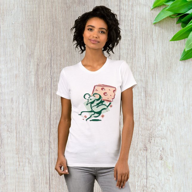 Mus Stjäl Ost Rolig Söt Gnagare T Shirt (Skapare uppladdad)