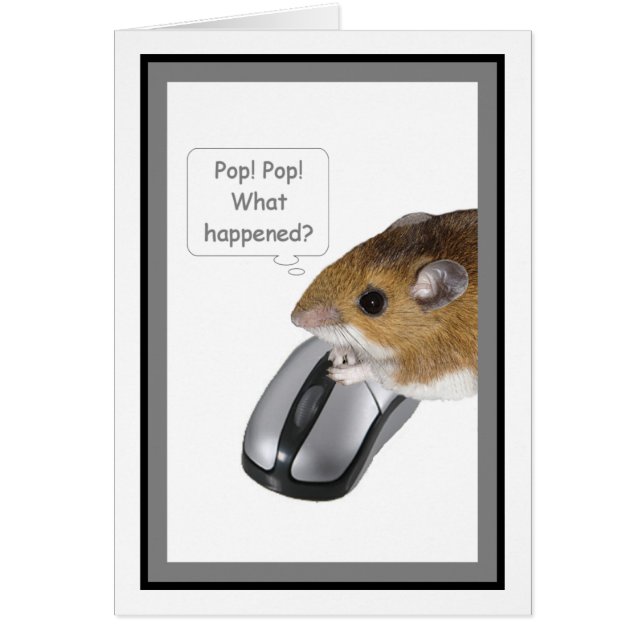 Mus till mus hälsningskort (Framsidan)