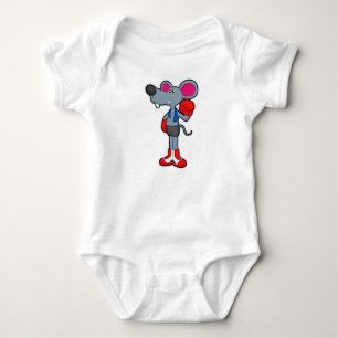 Mus vid Boxing med Boxing-handskar T Shirt