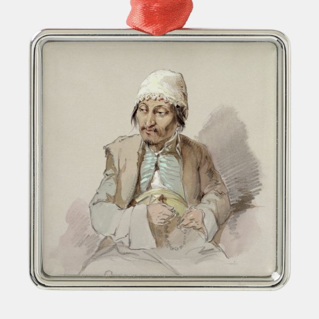 Musa - från Kashgar, c.1855 Julgransprydnad Metall (Framsidan)