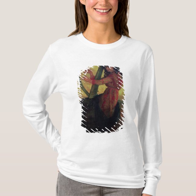 Musa som leker harpan t shirt (Framsida)