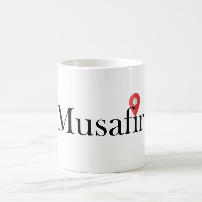 Musafir (Engelska) Resenärsmugg Kaffemugg (Center)