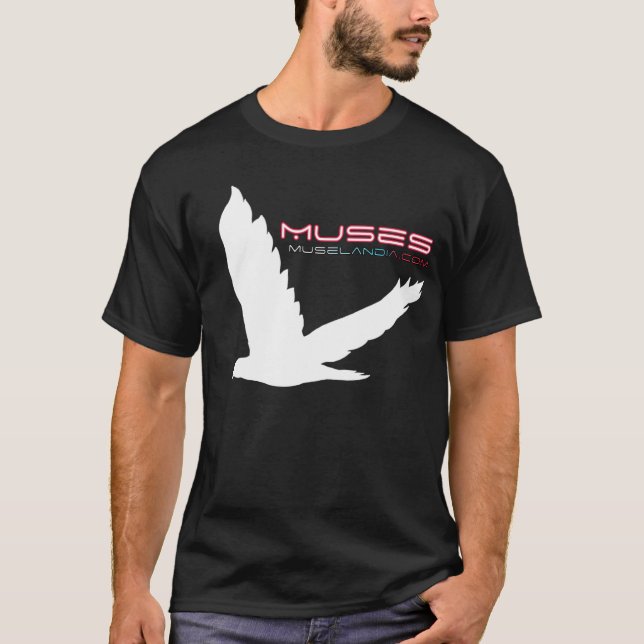 Musamanar skjorta för vit tee shirt (Framsida)