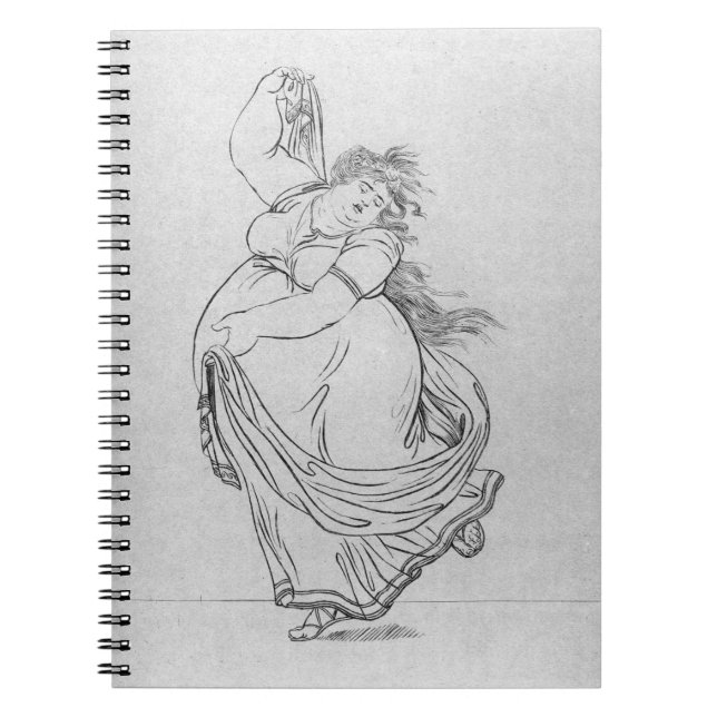 Musan av dansen, pläterar VI från en ny upplaga Anteckningsbok Med Spiral (Framsidan)