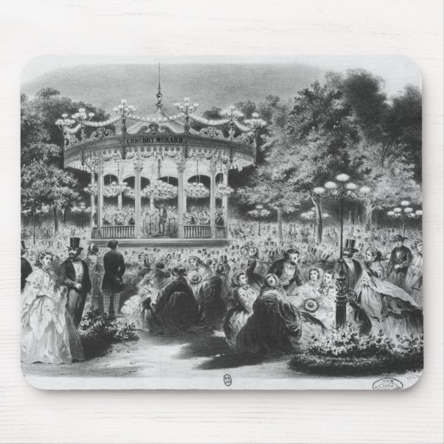 Musard konsert på Champset-Elysees, 1865 Musmatta (Framsidan)
